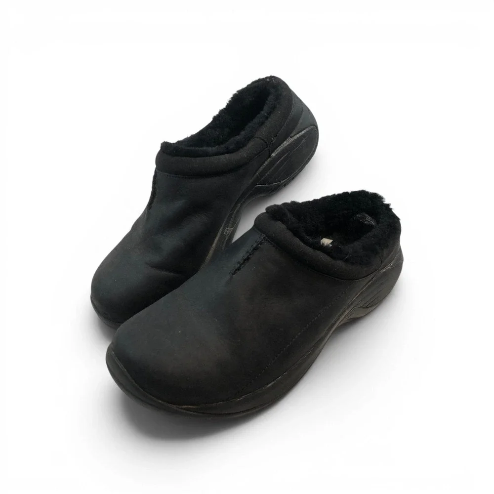 Merrell Encore Chill 2 Wool/Polyester Black Slip On Clogs Mens US 9.5 EU 43.5